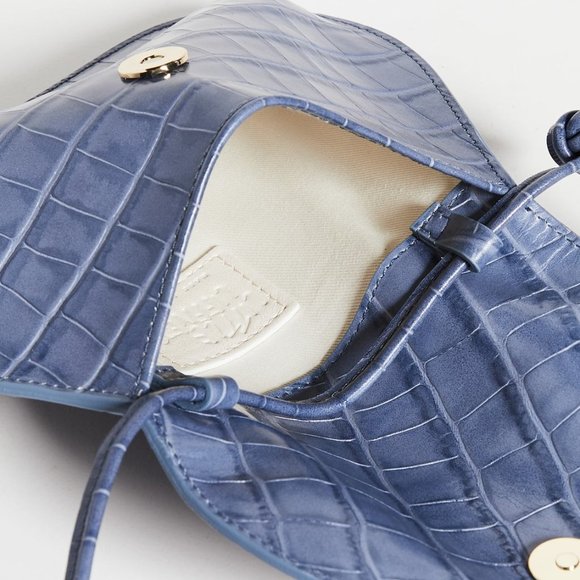 NWT Little Liffner Croc Pebble bag - Picture 4 of 9